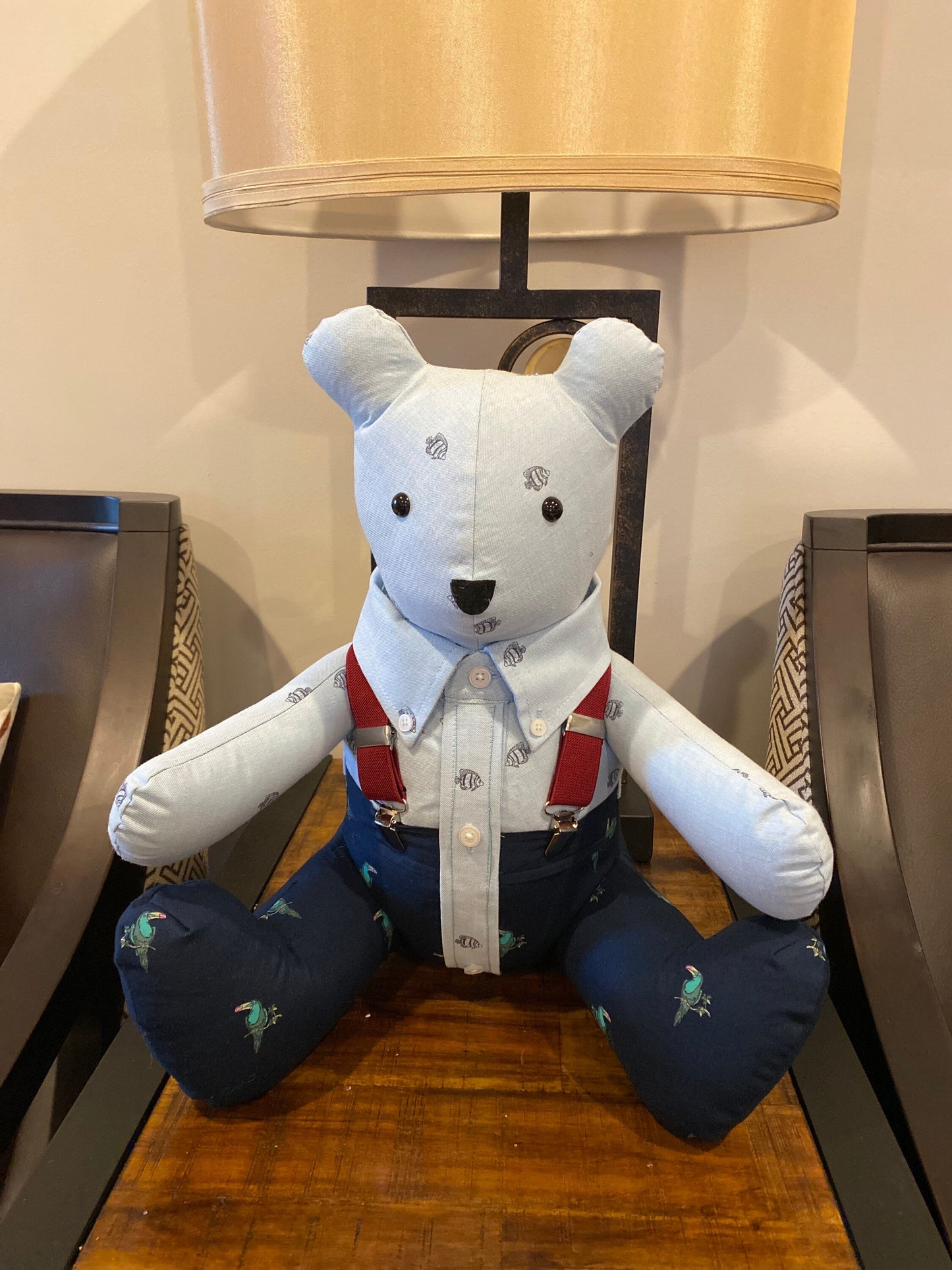 15” Suspender Style Memory Bear