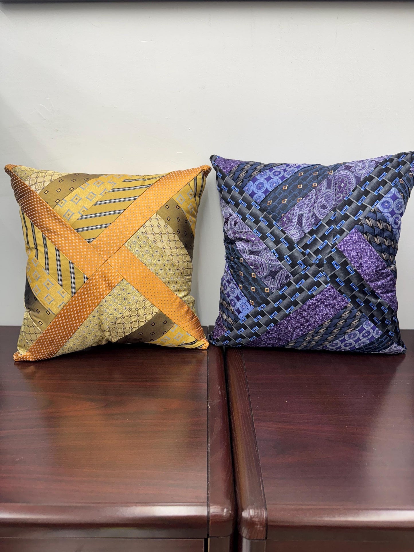 Memory Necktie Swirl Pillow