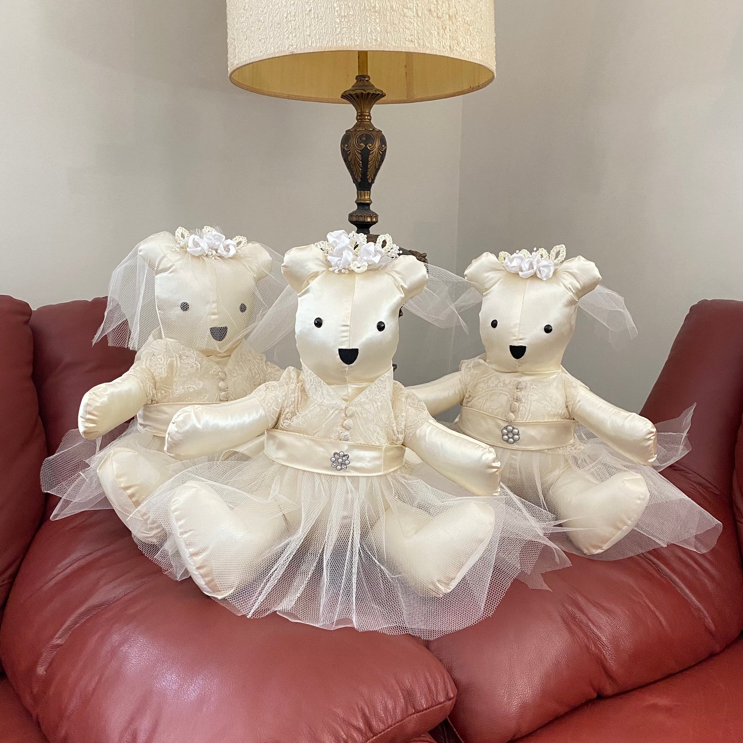 Memory Bear From Wedding Dress