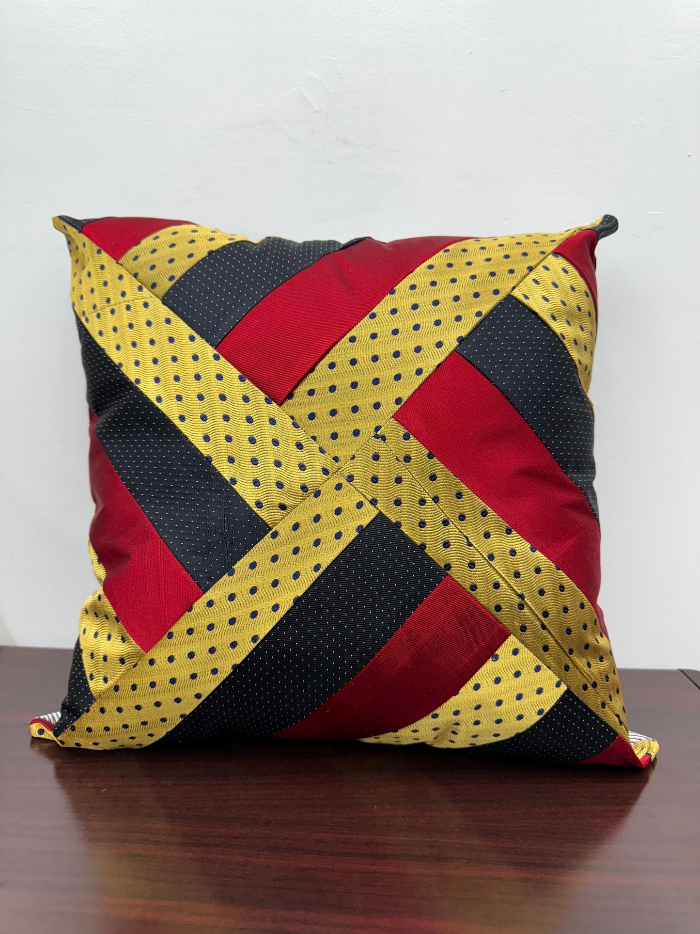 Memory Necktie Swirl Pillow