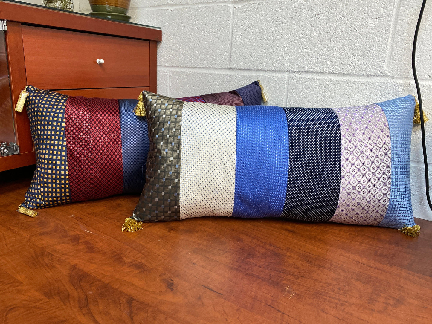 Memory Necktie Throw Pillow