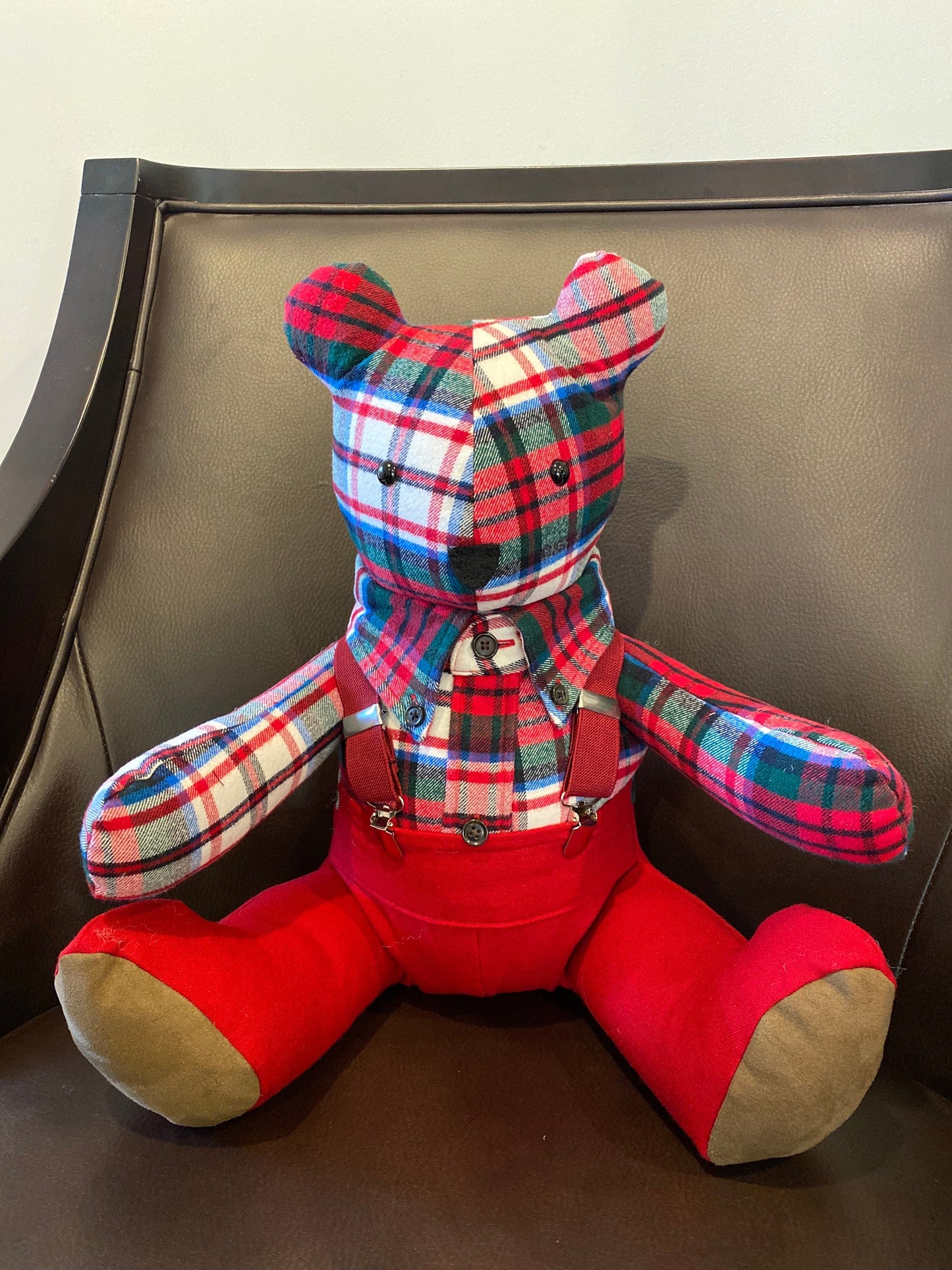 15” Suspender Style Memory Bear