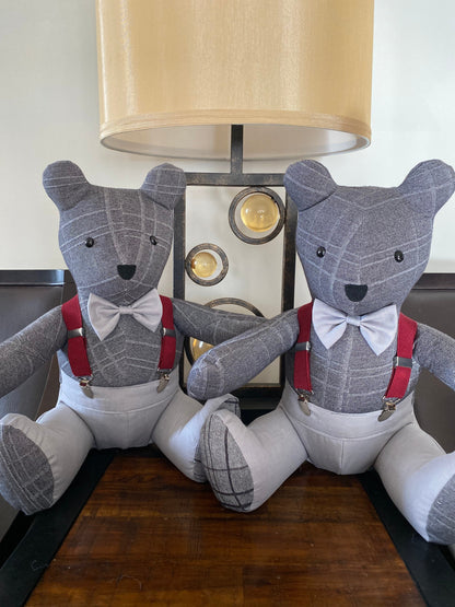 15” Suspender Style Memory Bear